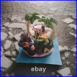 Vintage Disney Lilo and Stitch Musical Snow Globe Plays Aloha Oe