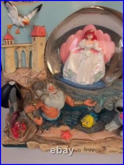 Vintage Disney Little Mermaid Double Sided Musical Under The Sea