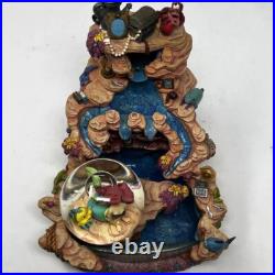 Vintage Disney Little Mermaid Under The Sea Snow Globe Water Fountain