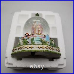 Vintage Disney Musical Snow Globe Its a Small World Rotating See Video