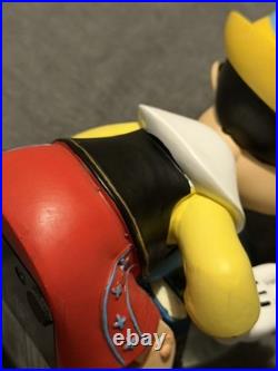 Vintage Disney Pinocchio Jiminy Cricket Snow Globe Musical Figurine Collectible