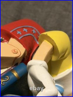 Vintage Disney Pinocchio Jiminy Cricket Snow Globe Musical Figurine Collectible