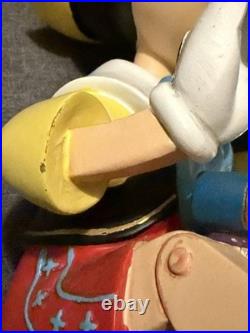 Vintage Disney Pinocchio Jiminy Cricket Snow Globe Musical Figurine Collectible