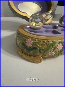Vintage Disney Princesses Ballerina Water Globe Musical Jewelry Box WORKS