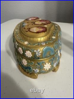 Vintage Disney Princesses Ballerina Water Globe Musical Jewelry Box WORKS