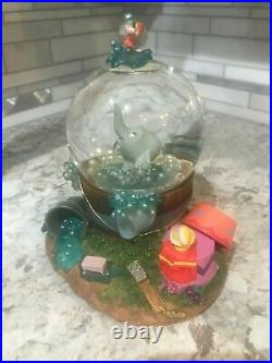 Vintage Disney Snow Globe Dumbo Takes A Bubble Bath
