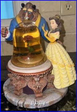 Vintage Disney Store Exclusive 1991. Beauty and The Beast Musical Snow Globe