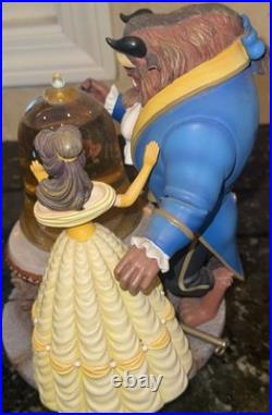 Vintage Disney Store Exclusive 1991. Beauty and The Beast Musical Snow Globe