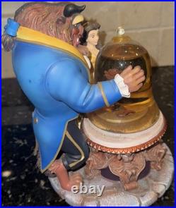 Vintage Disney Store Exclusive 1991. Beauty and The Beast Musical Snow Globe