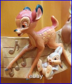 Vintage Disney Store Exclusive Jiminy Cricket & Friends Radio Snow Globe