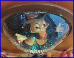 Vintage Disney Store Exclusive Jiminy Cricket & Friends Radio Snow Globe