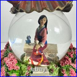 Vintage Disney Store Mulan Musical Snow Globe Reflections Vintage Disney Store Mulan Musical Snow Globe Reflections