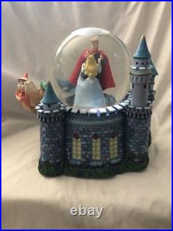 Vintage Disney Store Sleeping Beauty Musical Snow Globe