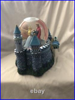 Vintage Disney Store Sleeping Beauty Musical Snow Globe