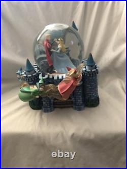Vintage Disney Store Sleeping Beauty Musical Snow Globe