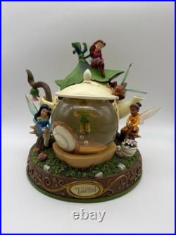 Vintage Disney Tinkerbell and Fairies the Lost Treasure Teapot Snow Globe READ