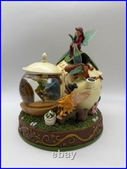 Vintage Disney Tinkerbell and Fairies the Lost Treasure Teapot Snow Globe READ