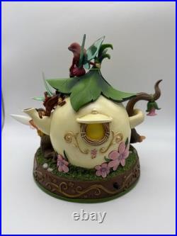 Vintage Disney Tinkerbell and Fairies the Lost Treasure Teapot Snow Globe READ