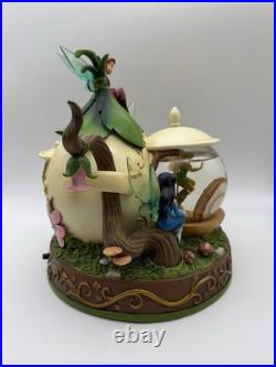 Vintage Disney Tinkerbell and Fairies the Lost Treasure Teapot Snow Globe READ
