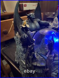 Vintage, Disney Villain Snow Globe Everything Works. Rare Find
