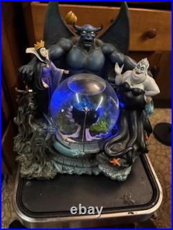 Vintage, Disney Villain Snow Globe Everything Works. Rare Find