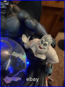Vintage, Disney Villain Snow Globe Everything Works. Rare Find