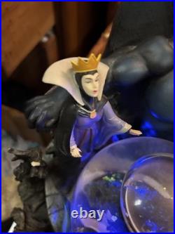 Vintage, Disney Villain Snow Globe Everything Works. Rare Find