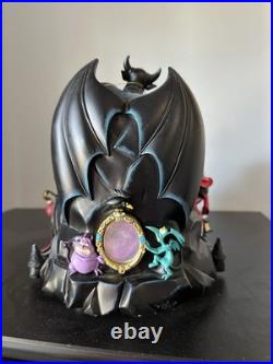 Vintage Disney Villains Musical Snow Globe Plays Grim Grinning Ghost