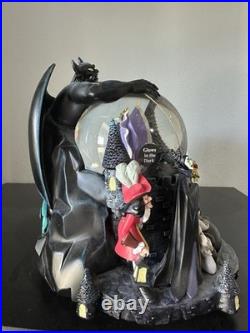 Vintage Disney Villains Musical Snow Globe Plays Grim Grinning Ghost