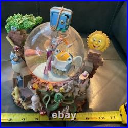 Vintage Disney Who Framed Roger Rabbit Musical Snow Globe Excellent Condition