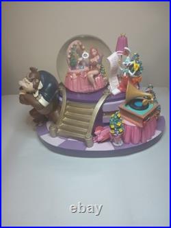Vintage Disney Who Framed Roger Rabbit Musical Snow Globe with Jessica Rabbit