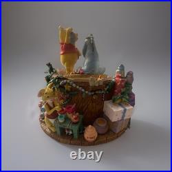 Vintage Disney Winnie The Pooh & Friends Musical Snow Globe