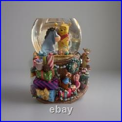 Vintage Disney Winnie The Pooh & Friends Musical Snow Globe