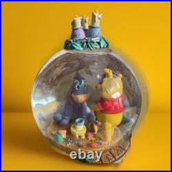 Vintage Disney Winnie The Pooh & Friends Musical Snow Globe