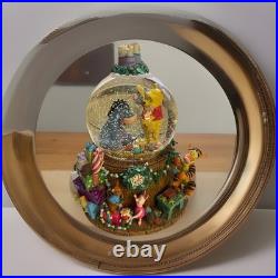 Vintage Disney Winnie The Pooh & Friends Musical Snow Globe