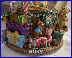 Vintage Disney Winnie The Pooh & Friends Musical Snow Globe