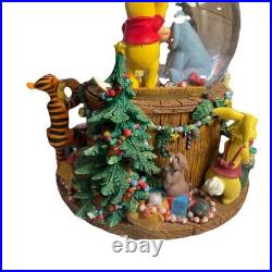 Vintage Disney Winnie The Pooh & Friends Musical Snow Globe