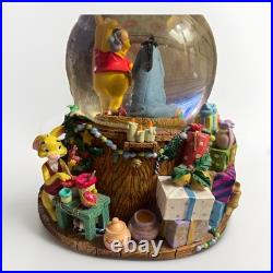 Vintage Disney Winnie The Pooh & Friends Musical Snow Globe