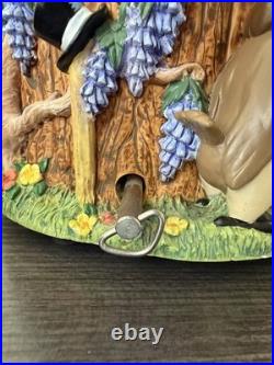 Vintage Disney Winnie The Pooh Musical Snow Globe Plays Winnie The Pooh Rare