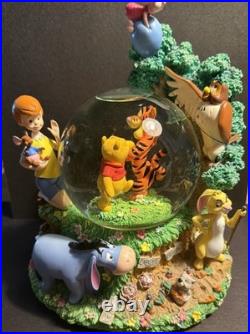 Vintage Disney Winnie the Pooh Musical Snow Globe