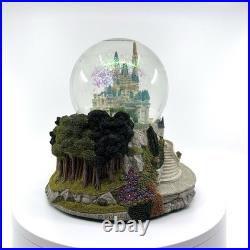 Vintage Ian Fraser Disney Cinderella's Castle Musical Snow Globe RARE & MINT