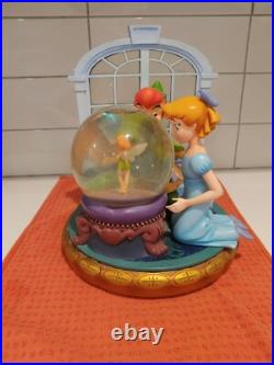 Vintage Peter Pan and Wendy with TinkerBell Very Large Snow Globe Vintage Peter Pan and Wendy with TinkerBell Very Large Snow Globe