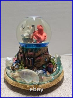 Vintage Rare Disney 1989 Little Mermaid Musical Light Up Water Globe NO BOX