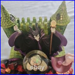 Vintage Rare Disney Park Villains Snow Globe 65mm Ursula Maleficent Jafar Hook