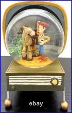 Vintage Toy Story 2 Woody and Bullseye Snow Globe Snow Dome with Box Westland