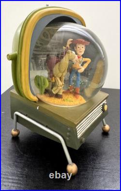 Vintage Toy Story 2 Woody and Bullseye Snow Globe Snow Dome with Box Westland