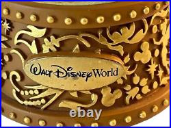 Vintage Walt Disney World Cinderella Castle Musical Snow Globe Music Works