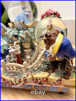 Vintage Walt Disney World Princess Fairy Tales Musical Snow Globe