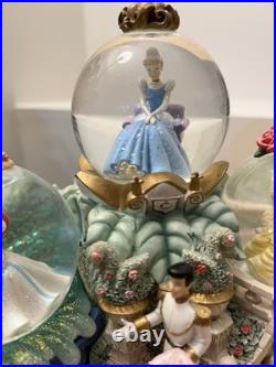 Vintage Walt Disney World Princess Fairy Tales Musical Snow Globe