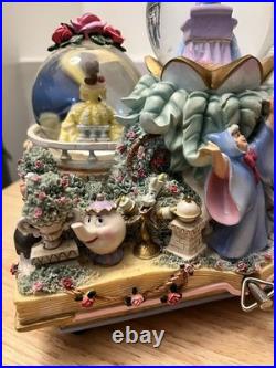 Vintage Walt Disney World Princess Fairy Tales Musical Snow Globe